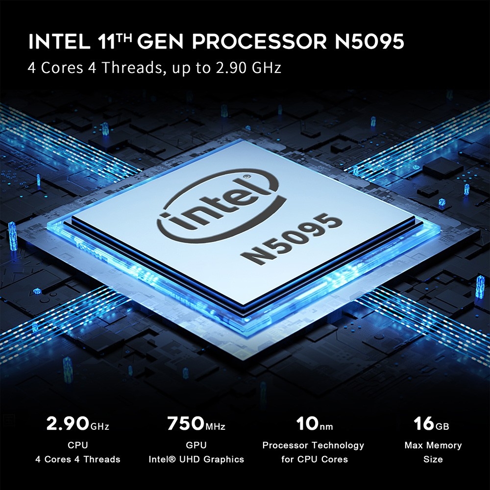 Міні ПК Beelink Mini S на процесорі Intel Celeron N5095, фото опису 5