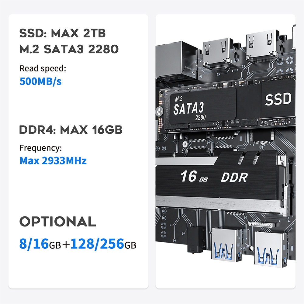 Міні ПК Beelink Mini S на процесорі Intel Celeron N5095, фото опису 8