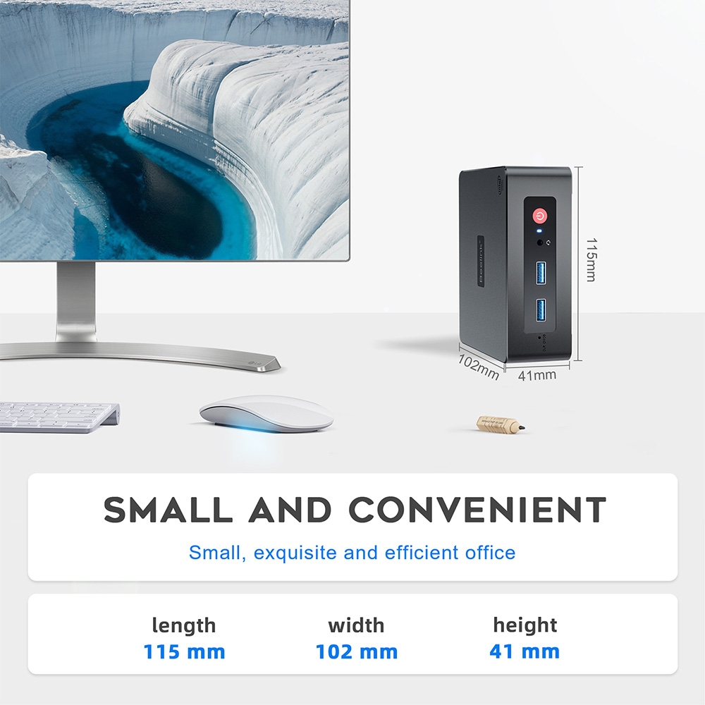 Міні ПК Beelink Mini S на процесорі Intel Celeron N5095, фото опису 9