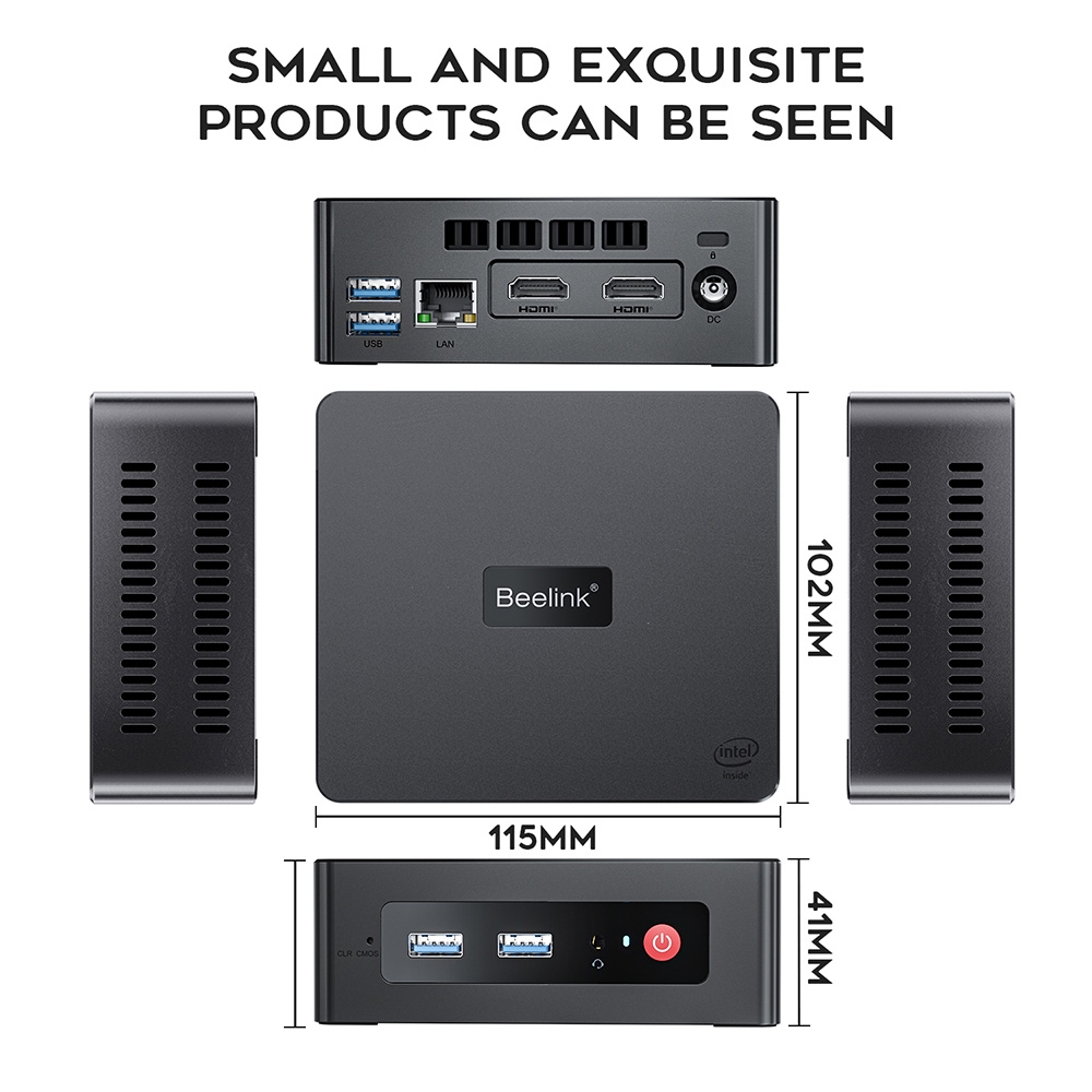Міні ПК Beelink Mini S на процесорі Intel Celeron N5095, фото опису 16