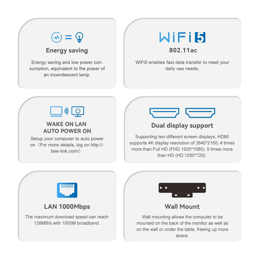 Міні ПК Beelink Mini S12 на процесорі Intel Alder Lake N95, фото опису 13