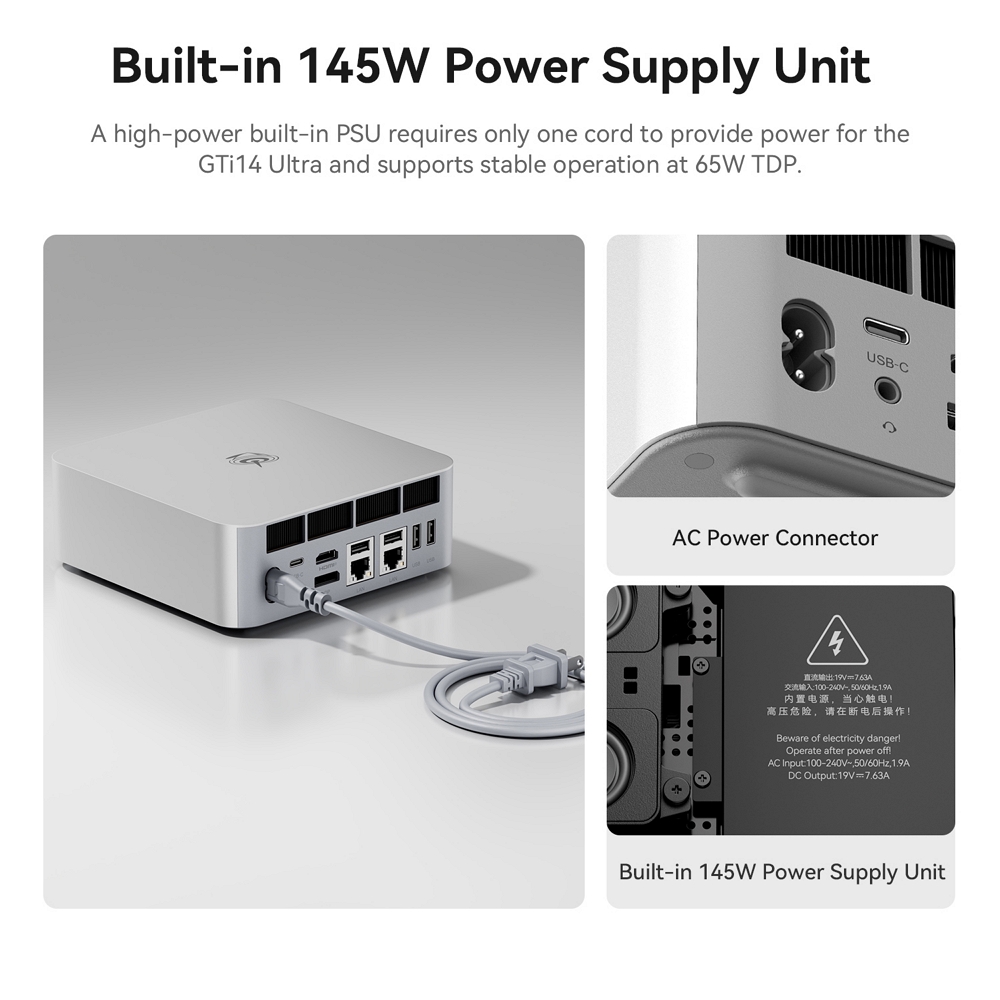 Міні ПК Beelink GTi14 на процесорі Intel Ultra 9 185H, фото опису 16