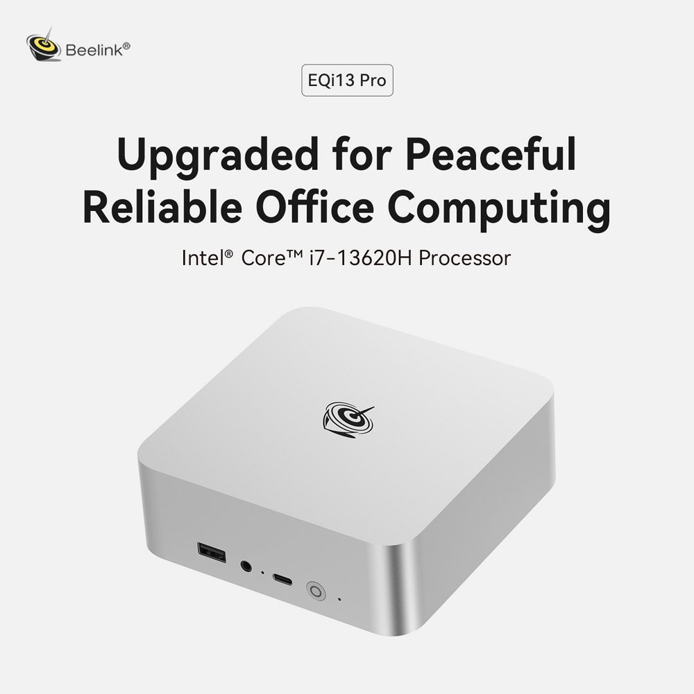 Міні ПК Beelink EQi13 Pro на процесорі Intel Core i7-13620H, фото опису 1