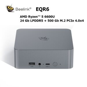 Міні ПК Beelink EQR6 на процесорі AMD Ryzen 5 6600U, фото товару 1