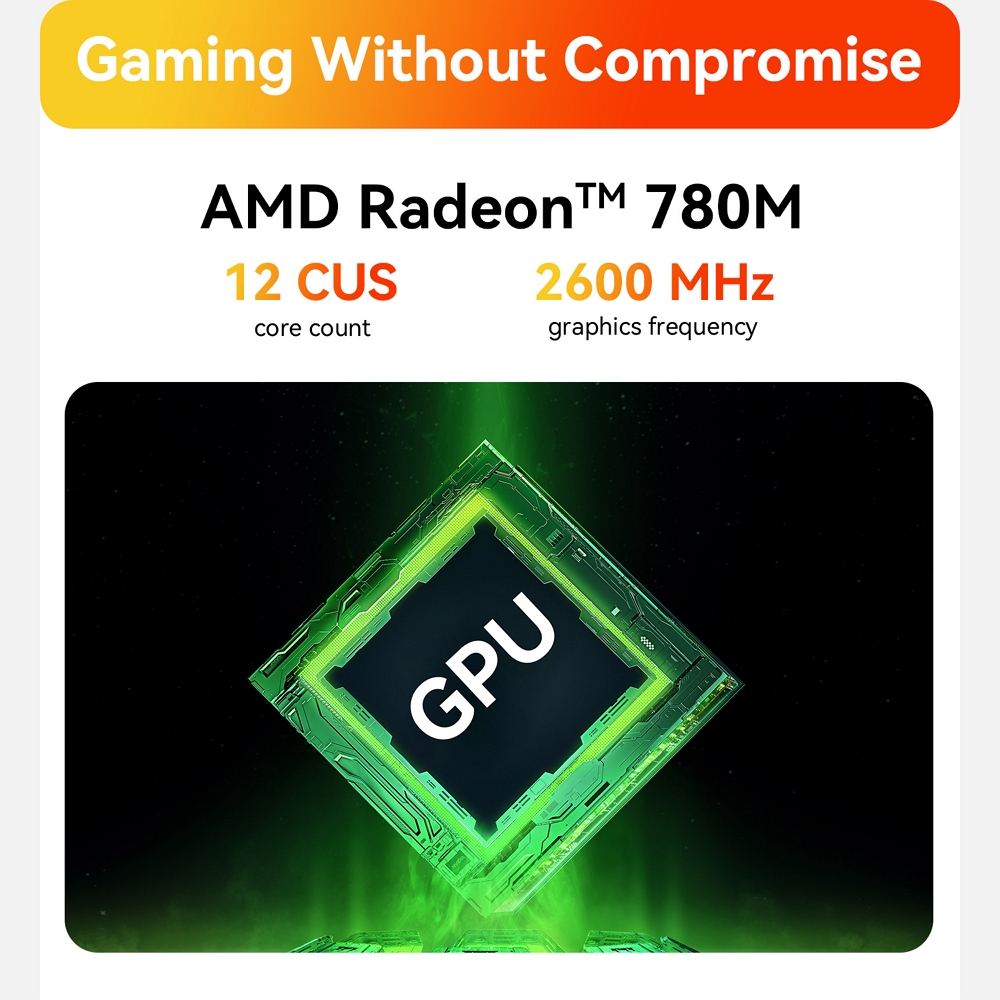 Міні ПК Beelink SER9 Pro на процесорі AMD Ryzen 7 H 255, фото опису 16