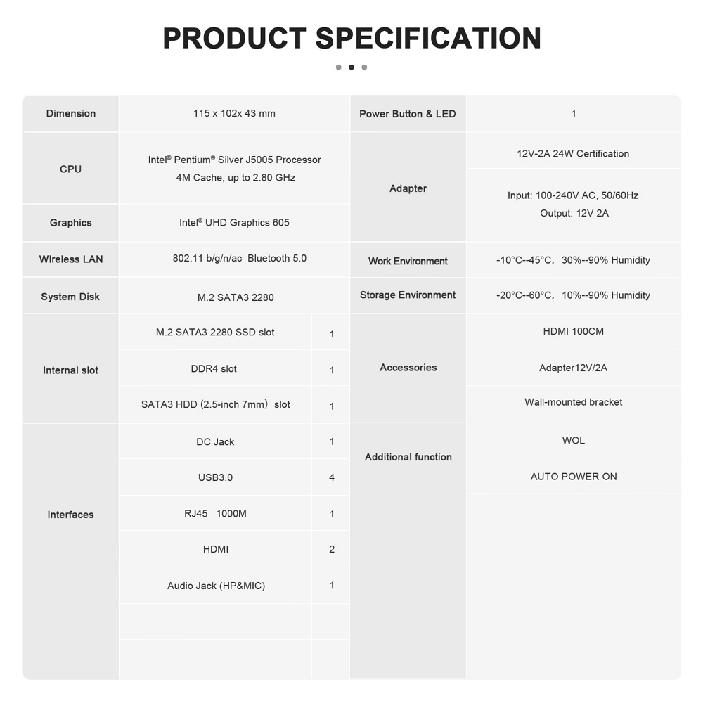 Міні ПК Beelink GK Mini на процесорі Intel Pentium J5005, фото опису 17
