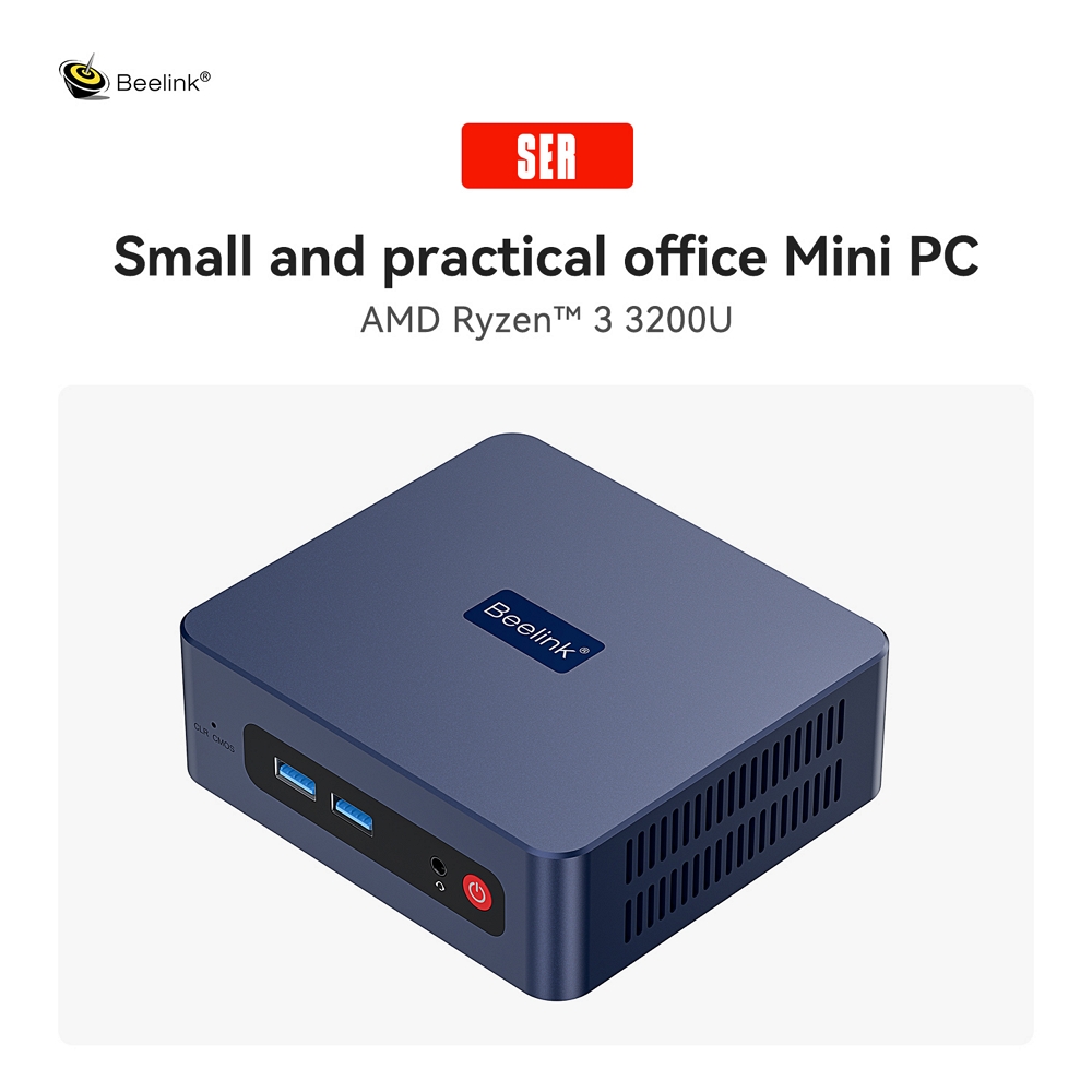 Міні ПК Beelink SER3 на процесорі AMD Ryzen 3 3200U, фото опису 01