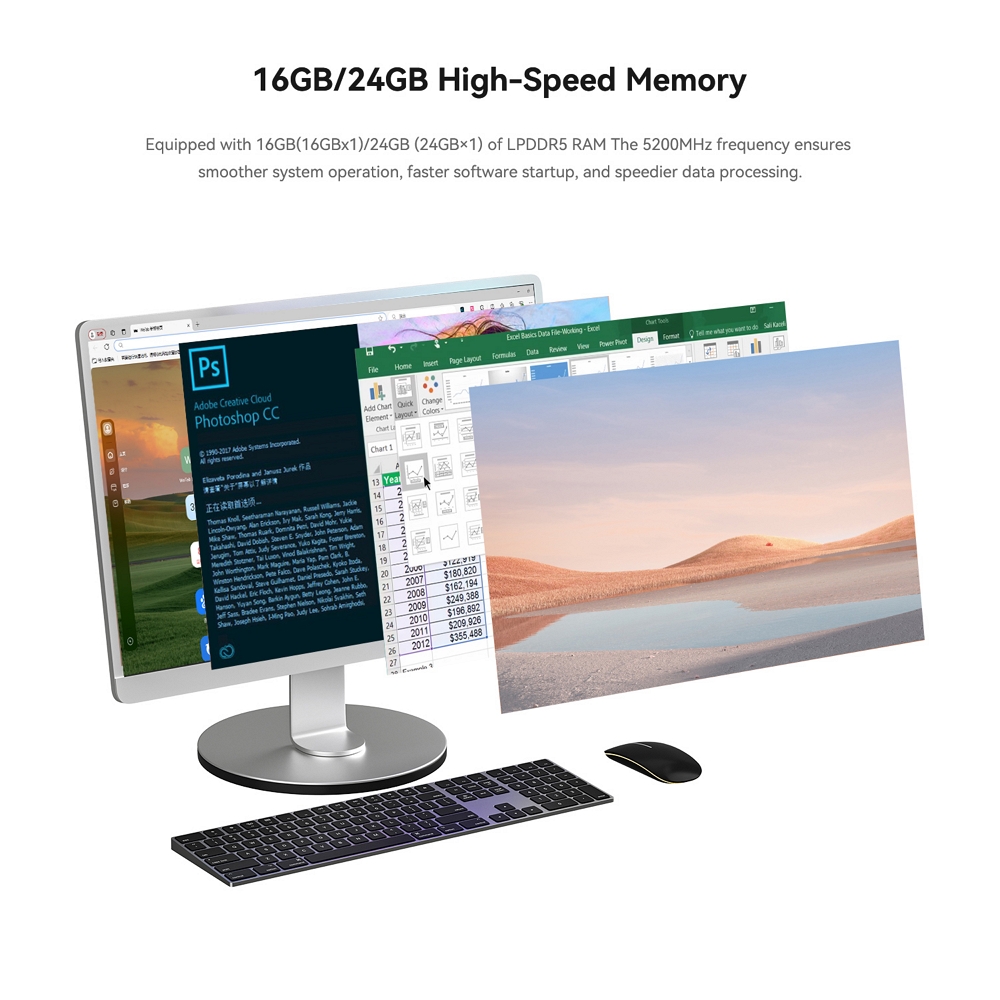 Міні ПК Beelink EQi13 на процесорі Intel Core i5-13500H, фото опису 11