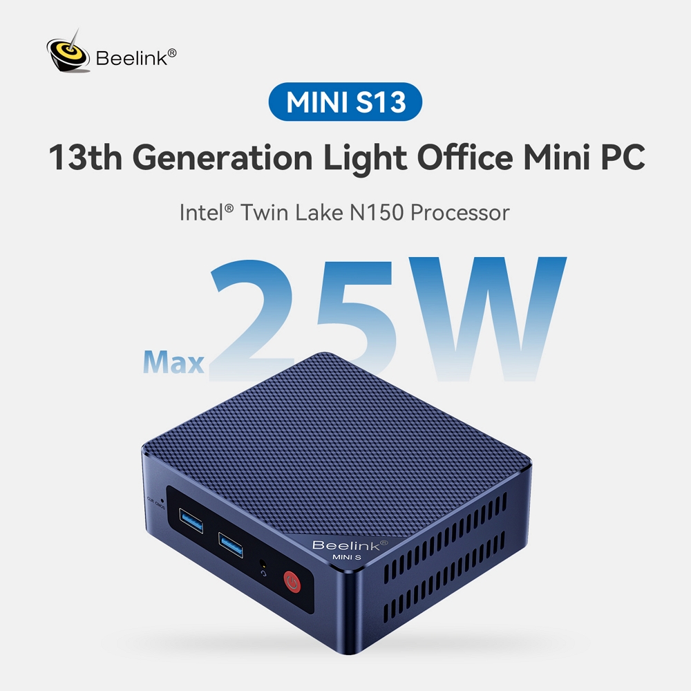 Міні ПК Beelink Mini S13 на процесорі Intel N150, фото опису 1